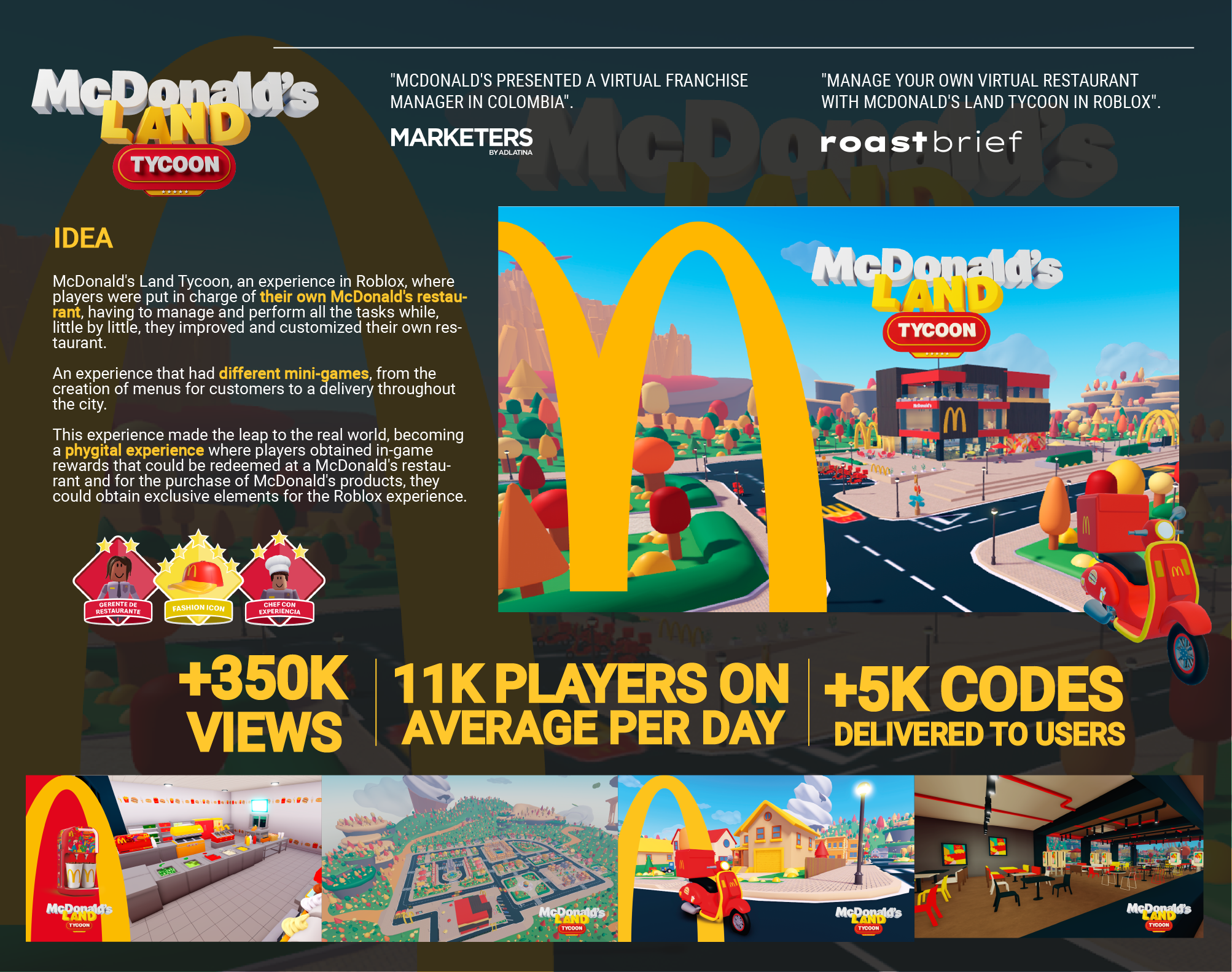 BOARD MCDONALDS TYCOON ENG